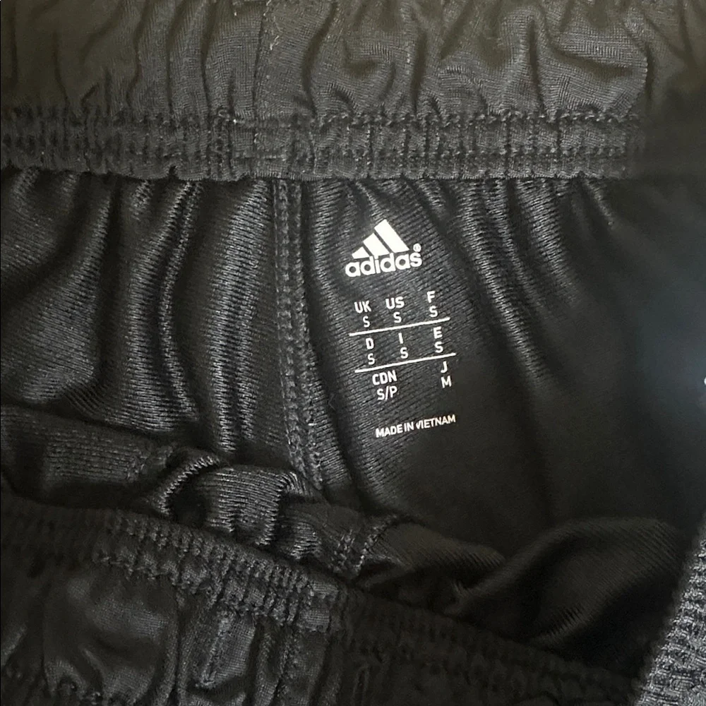 adidas 3-Stripes Track Pants – Black/White, Men’s Small, Athletic Joggers - Picture 3 of 3
